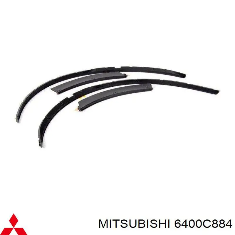 6400C884 Mitsubishi Кронштейн бампера переднього, правий