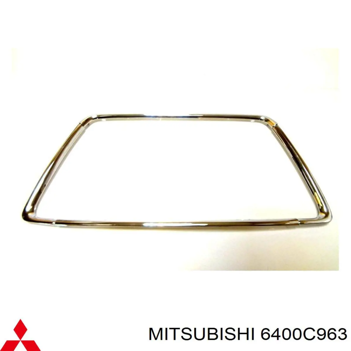 Купити 6400C963 Mitsubishi Накладка бампера переднього, центральна