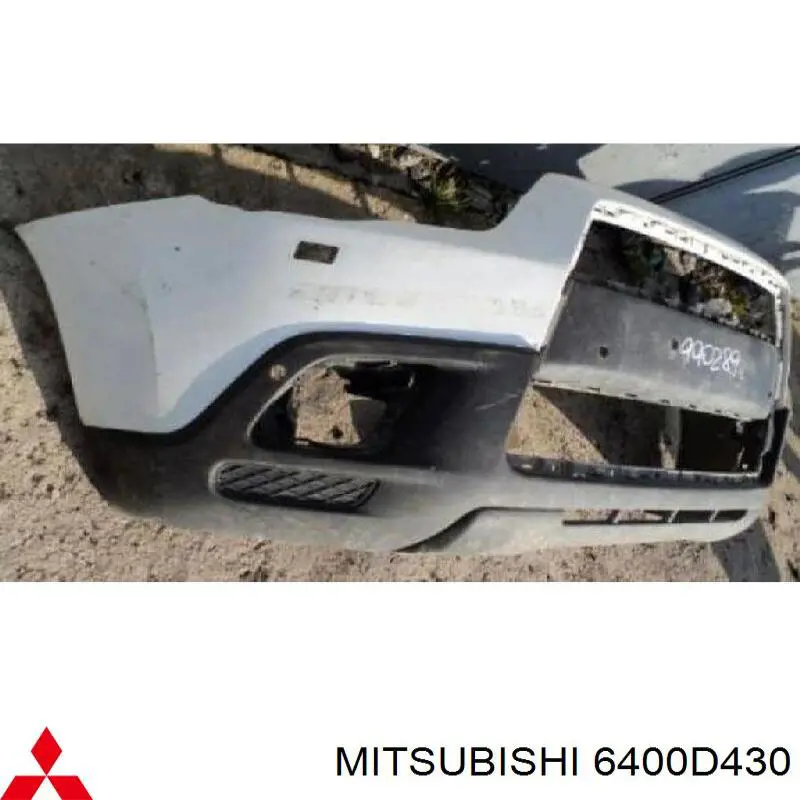 6400D430 Mitsubishi бампер передній