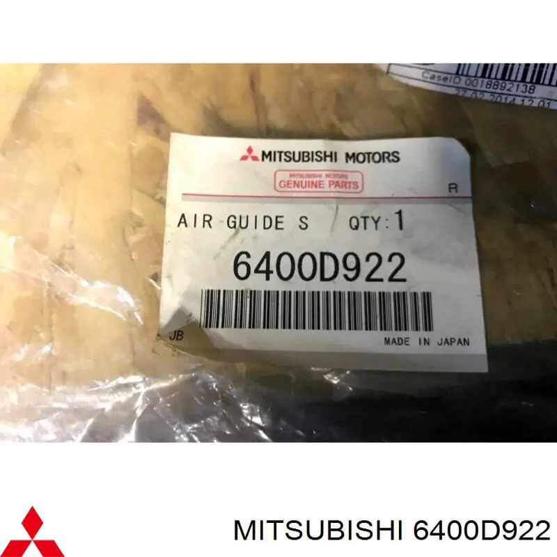 Повітропровід / дефлектор радіатора, верхній Mitsubishi Outlander (GF, GG) (Міцубісі Аутлендер)