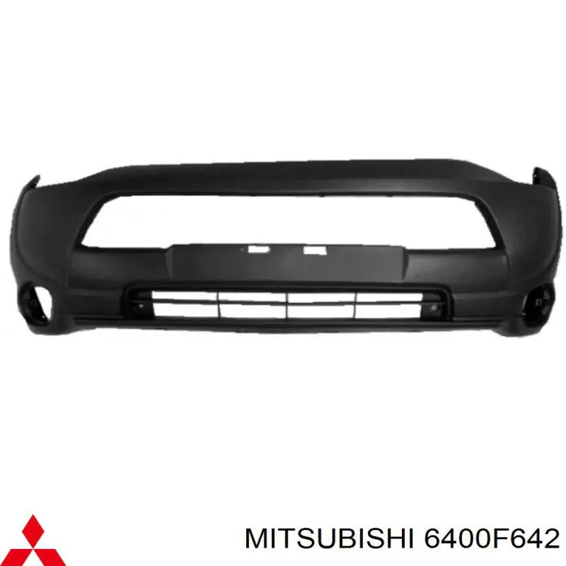 6400F642 Mitsubishi бампер передній