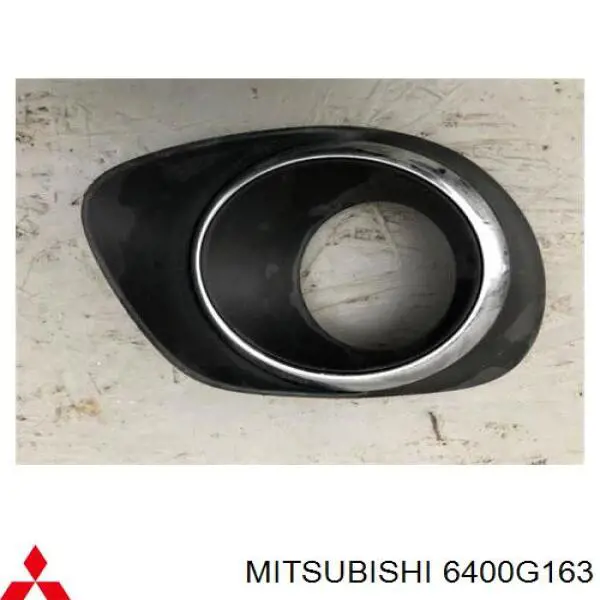 Заглушка, решітка протитуманних фар бампера переднього, ліва Mitsubishi 6400G163 ціна, від 8.47 USD