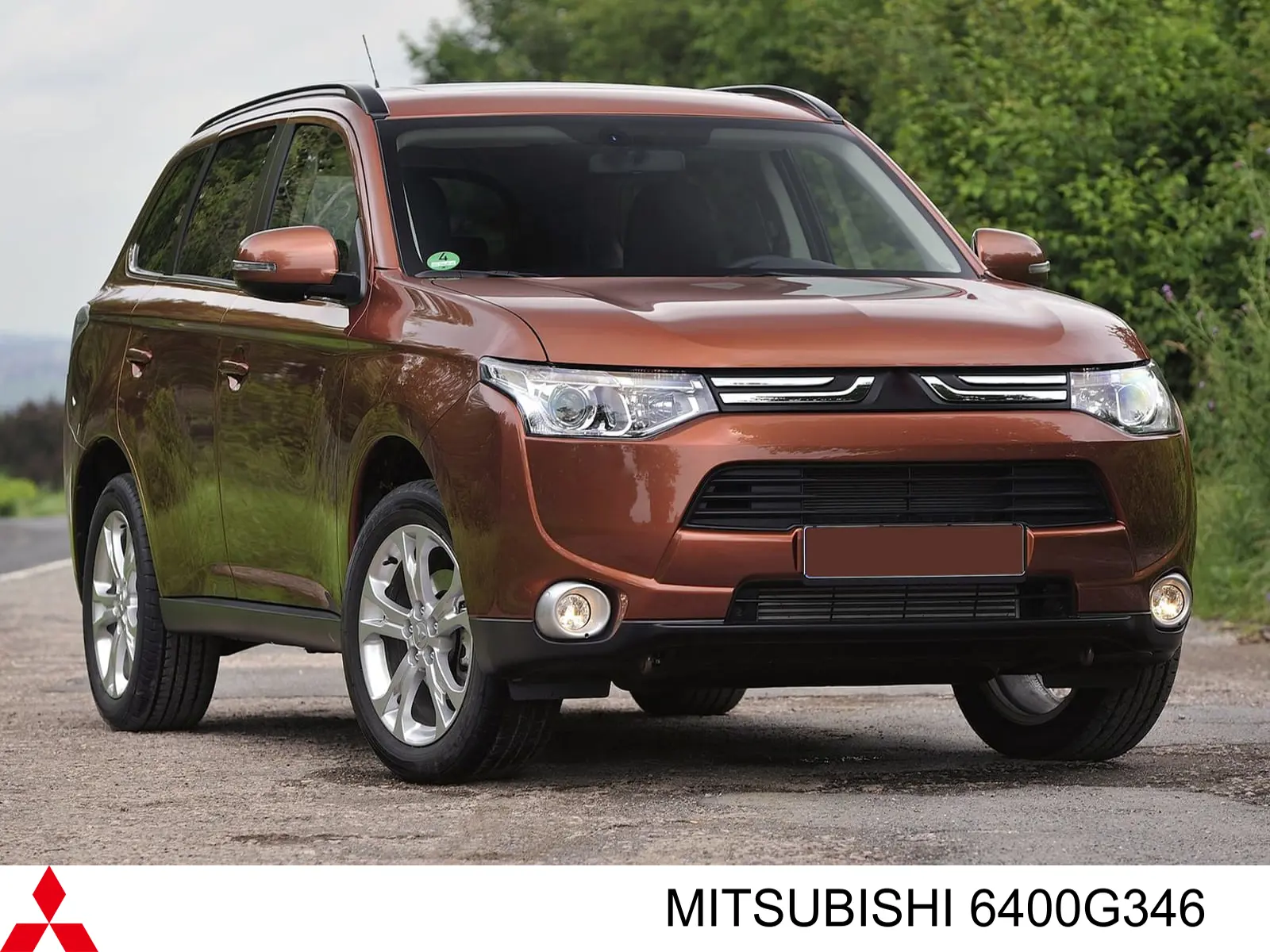 Передній бампер 6400G346 Mitsubishi