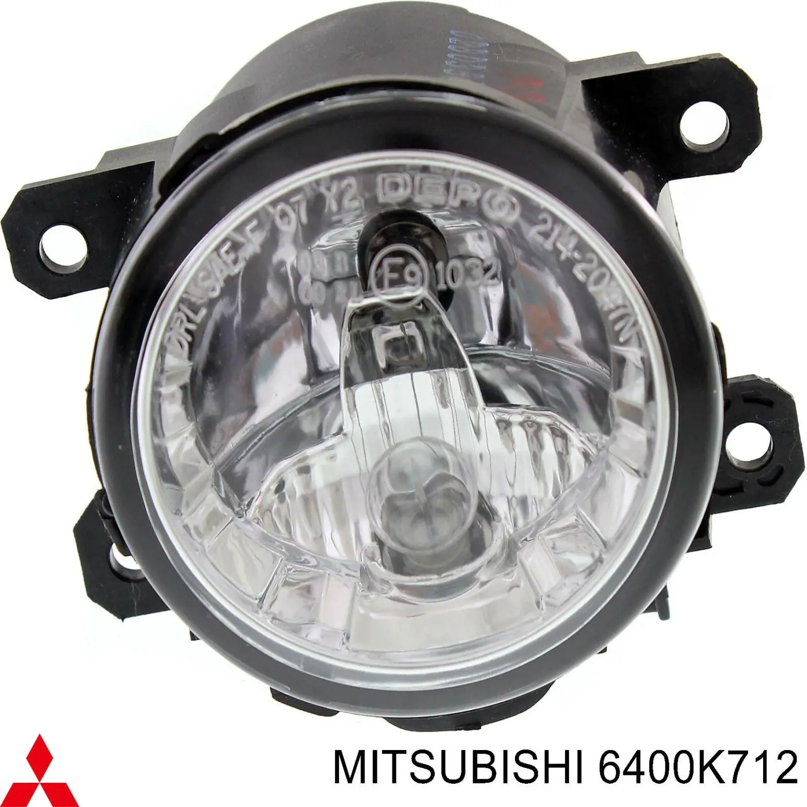 6400K712 Mitsubishi Бампер передній в зборі