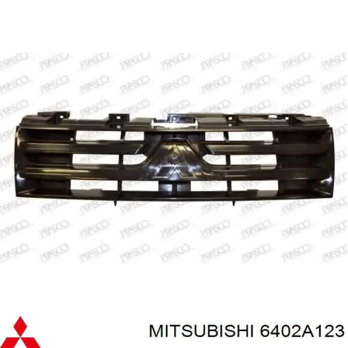 Решітка переднього бампера, центральна Mitsubishi 6402A123 ціна, від 36.31 USD
