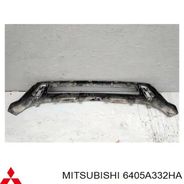 Накладка бампера переднього 6405A332HA Mitsubishi