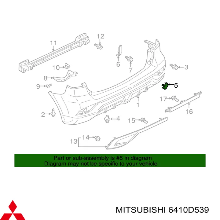  6410D539 Mitsubishi