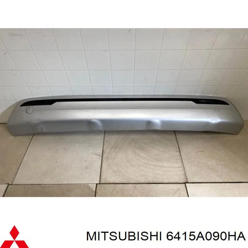 Накладка бампера заднього Mitsubishi Outlander (GF, GG) (Міцубісі Аутлендер)