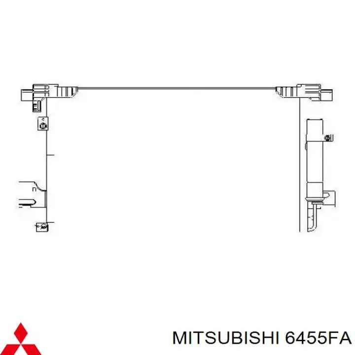 Купити 6455FA Mitsubishi Радіатор системи охолодження кондиціонера