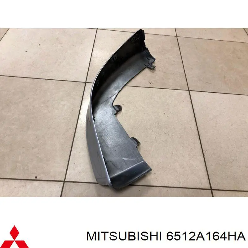 Купити 6512A164HA Mitsubishi Спойлер переднього бампера, правий