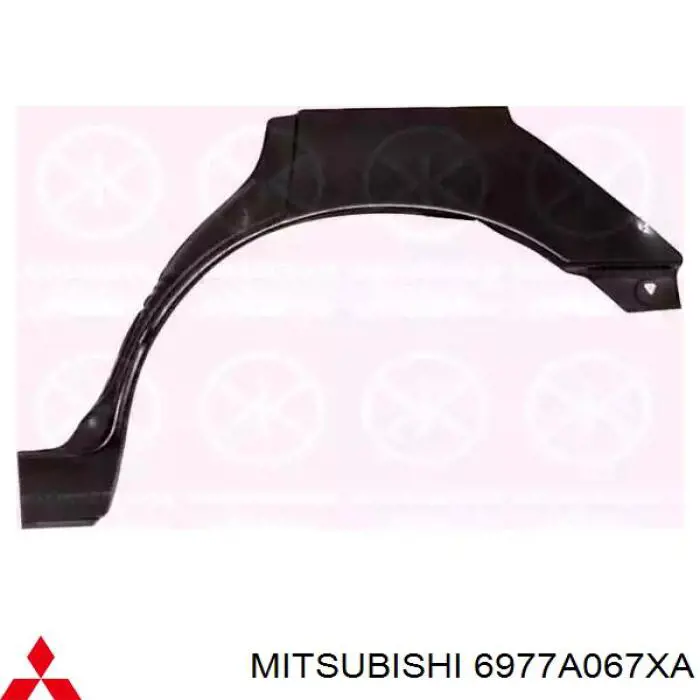 6977A067XA Mitsubishi Заглушка кріплення переднього сидіння