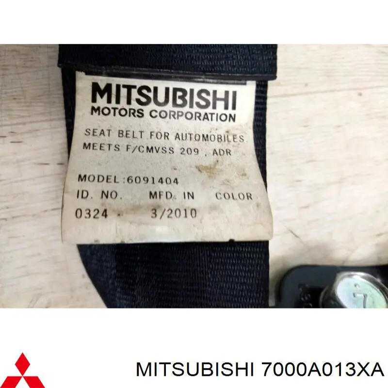 Купити 7000A013XA Mitsubishi Пасок безпеки передній лівий