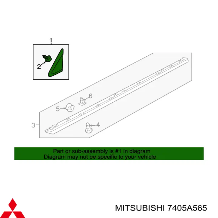  Mitsubishi 7405A565 ціна, від 8.13 USD