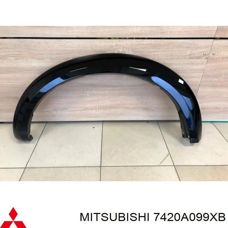 Накладка передньої лівої арки колеса Mitsubishi 7420A099XB ціна, від 73.56 USD