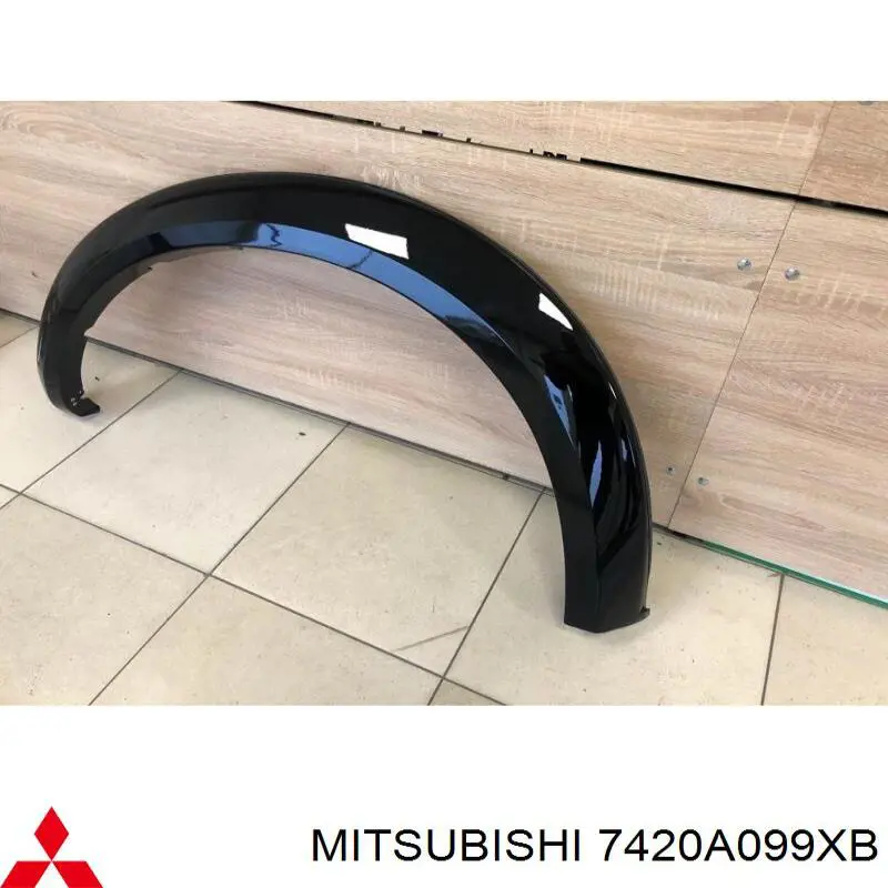 7420A099XB Mitsubishi Розширювач/накладка арки переднього крила, лівий