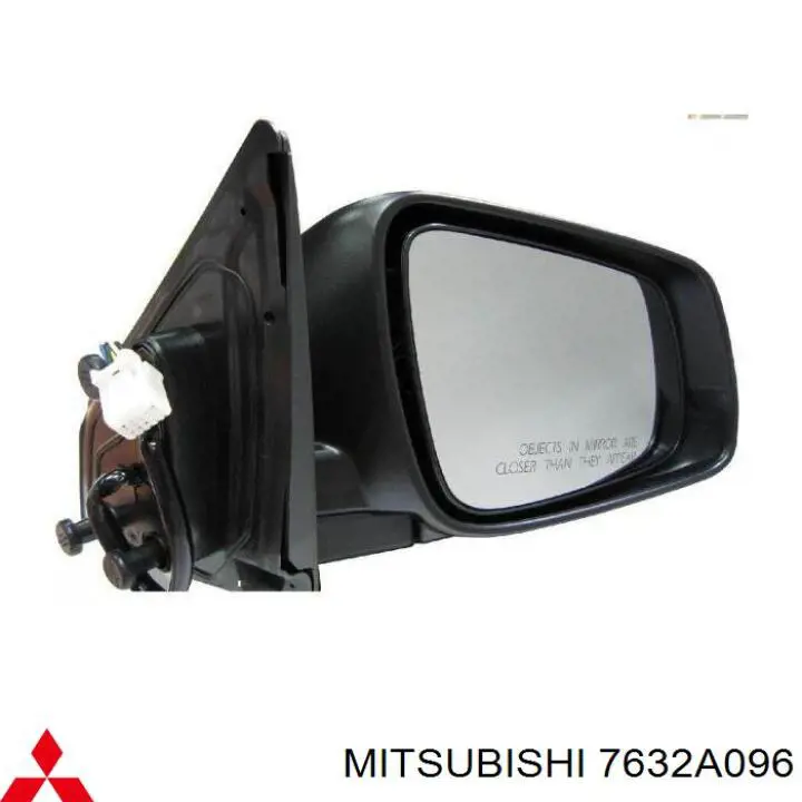 Боковое зеркало на Mitsubishi Lancer X SPORTBACK 