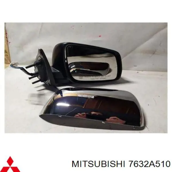 Праве бічне дзеркало Mitsubishi 7632A510 ціна, від 12.67 USD