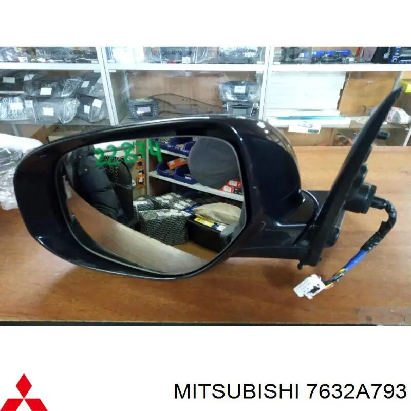 Купити 7632A793 Mitsubishi Бічне дзеркало заднього виду ліве