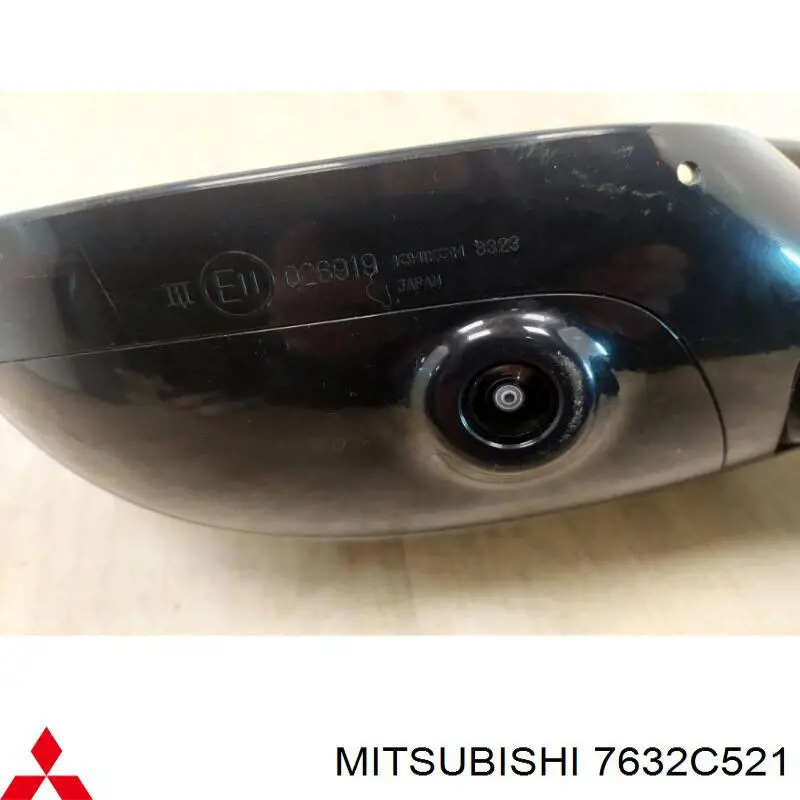 Ліве бокове дзеркало 7632C521 Mitsubishi