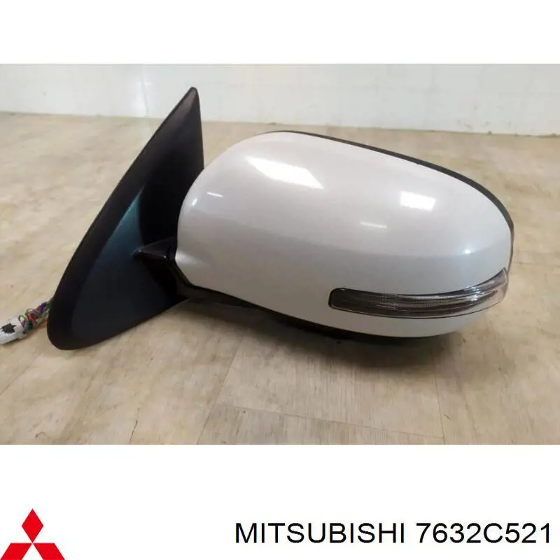7632C521 Mitsubishi Дзеркало заднього виду, ліве