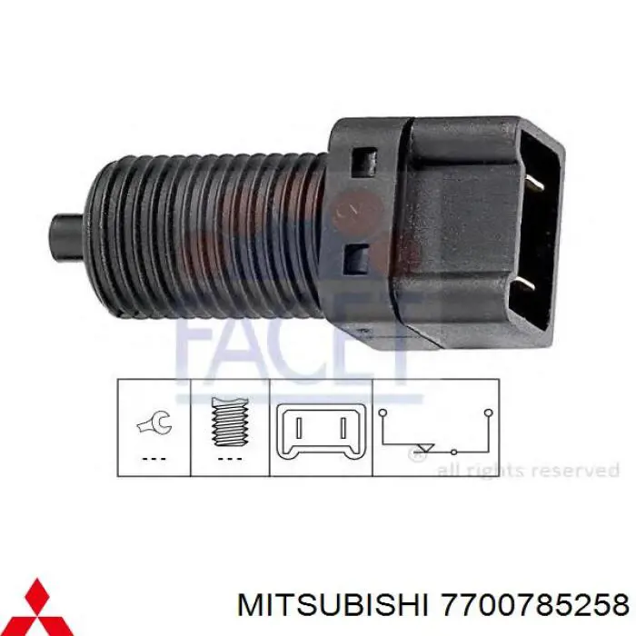 Купити 7700785258 Mitsubishi Датчик педалі гальма