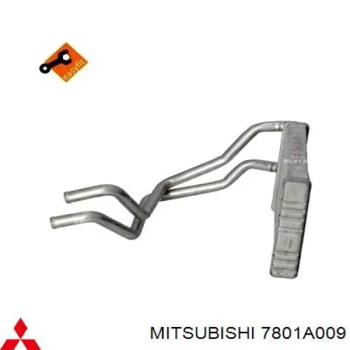 Радіатор пічки (обігрівача) Mitsubishi 7801A009 ціна, від 58.50 USD