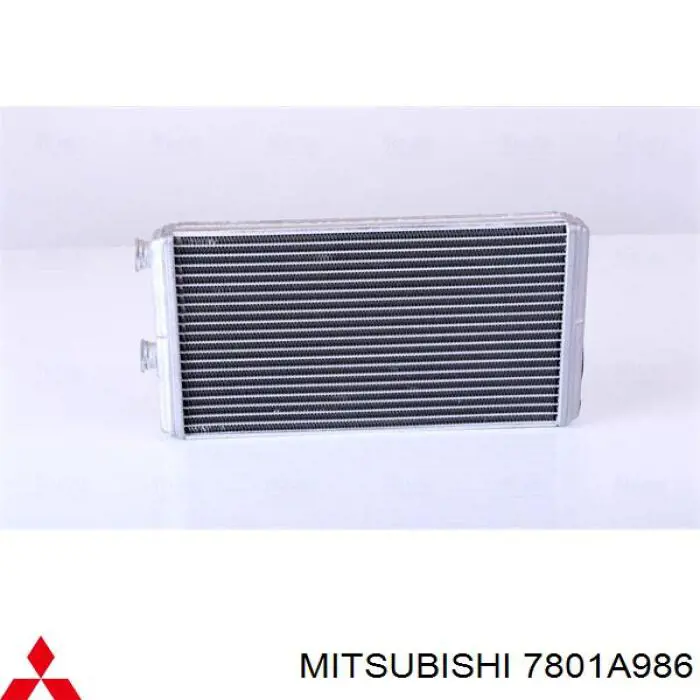 7801A986 Mitsubishi радіатор пічки (обігрівача)