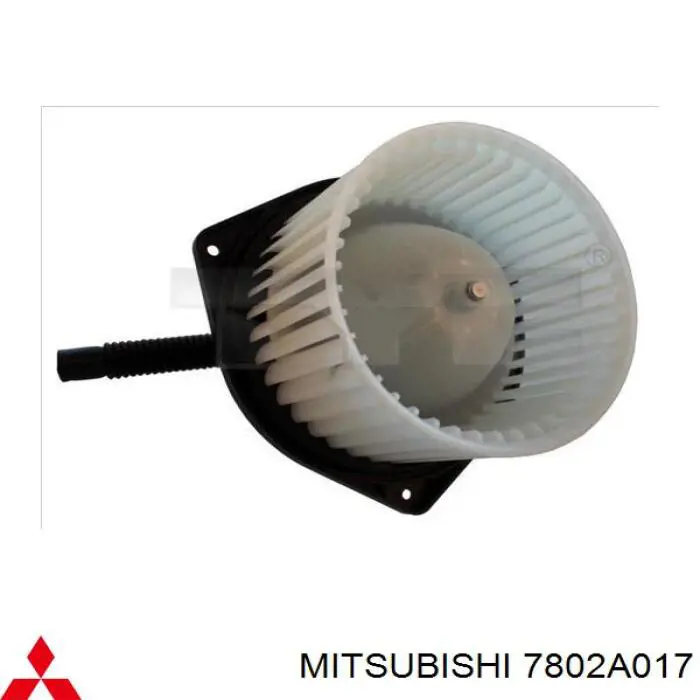 7802A017 Mitsubishi двигун вентилятора пічки (обігрівача салону)