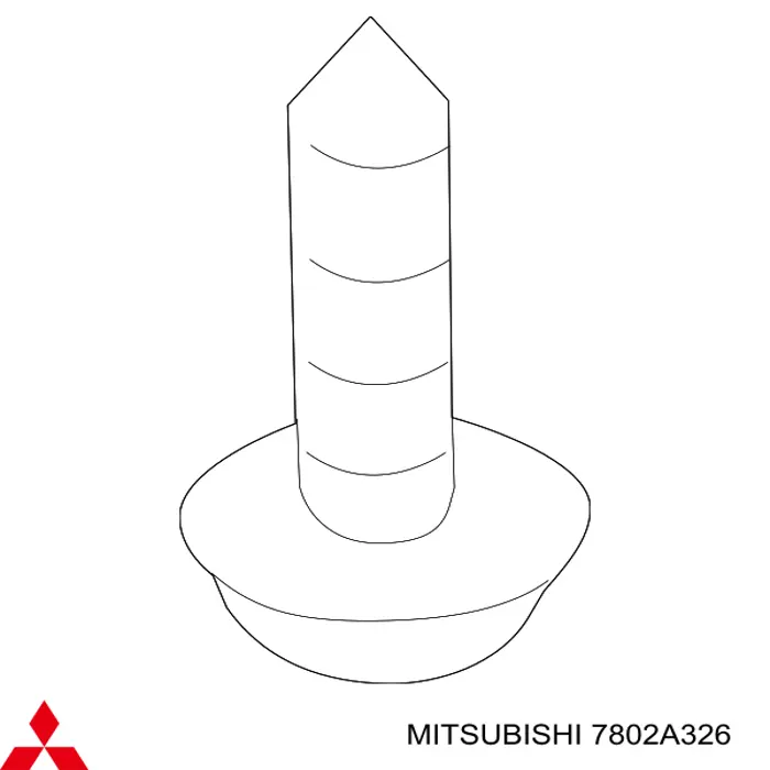 7802A326 Mitsubishi двигун вентилятора пічки (обігрівача салону)