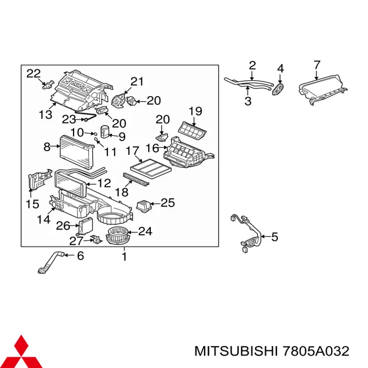 7805A032 Mitsubishi 