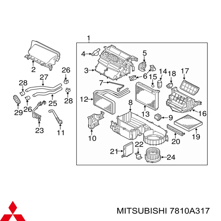  7810A317 Mitsubishi