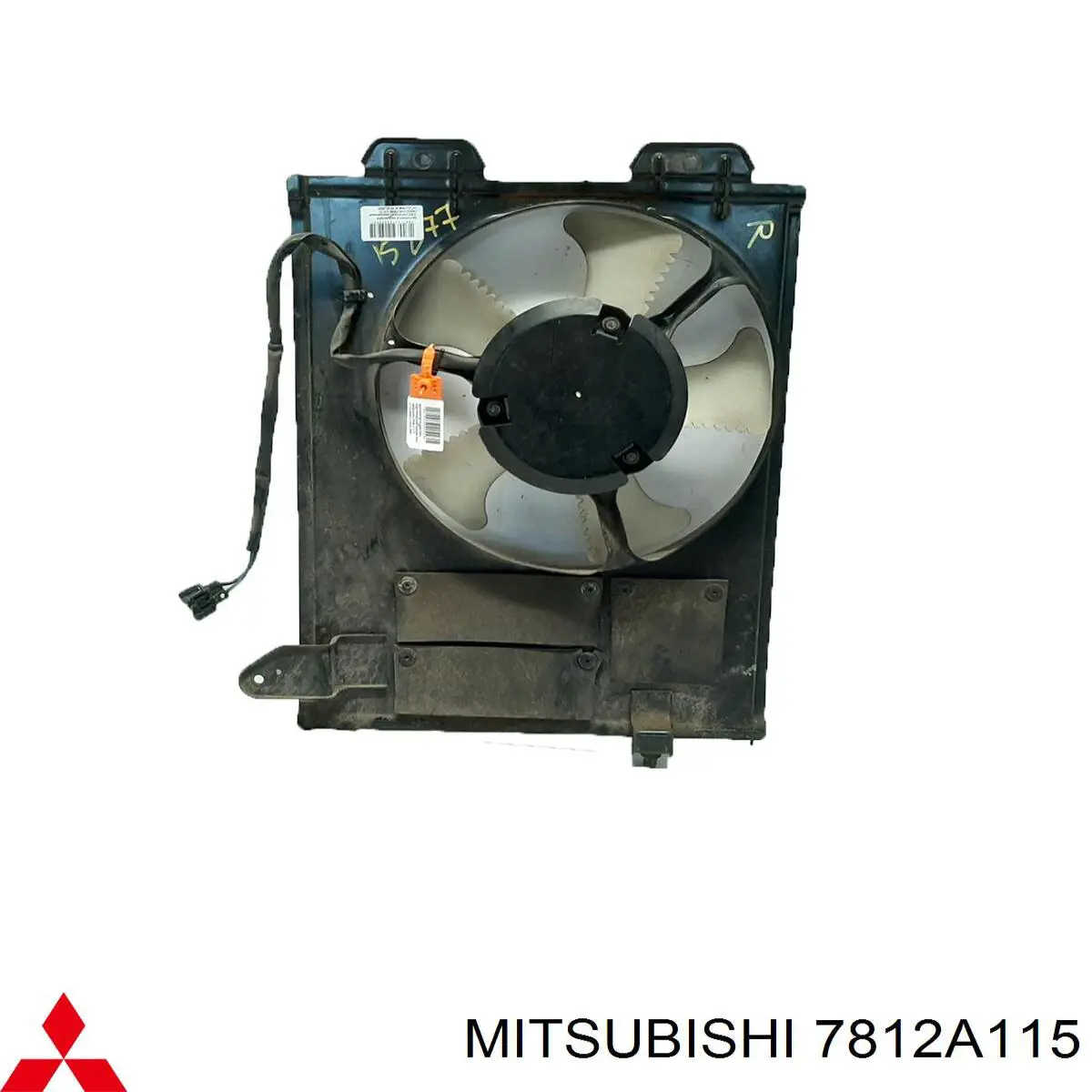7812A115 Mitsubishi Дифузор радіатора кондиціонера, в зборі з крильчаткою і двигуном