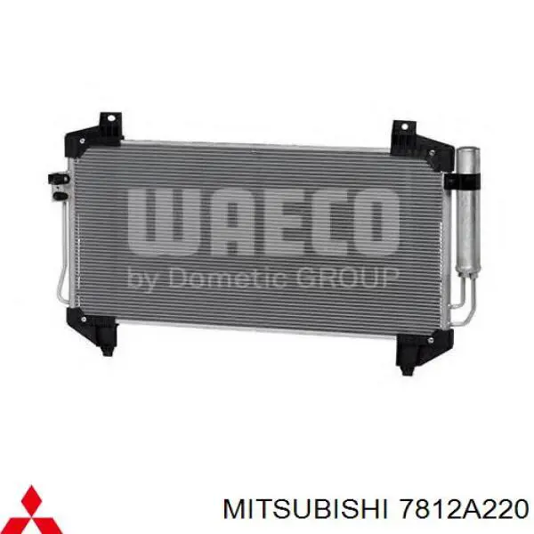 Радіатор кондиціонера 7812A220 Mitsubishi