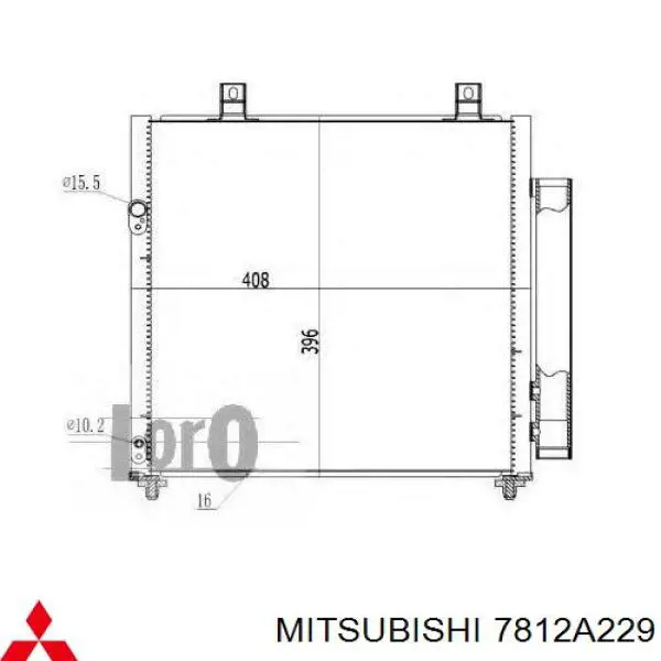 Конденсатор кондиціонера Thermotec KTT110668 ціна, від 75.89 USD