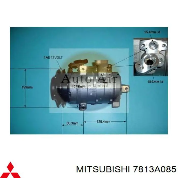 7813A085 Mitsubishi компресор кондиціонера