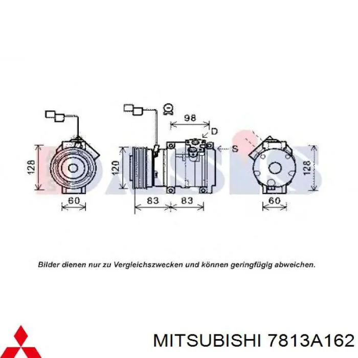 7813A162 Mitsubishi компресор кондиціонера