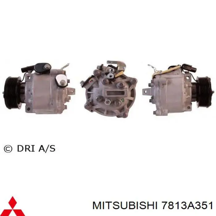 Компресор системи кондиціювання Mitsubishi 7813A351 ціна, від 193.64 USD