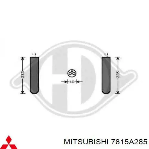 7815A285 Mitsubishi ресивер-осушувач кондиціонера