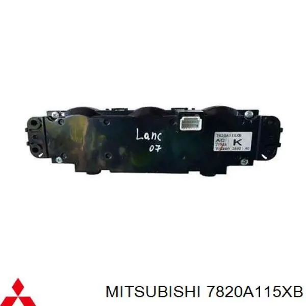 7820A115XB Mitsubishi реостат/перемикач-регулятор режиму обігрівача салону
