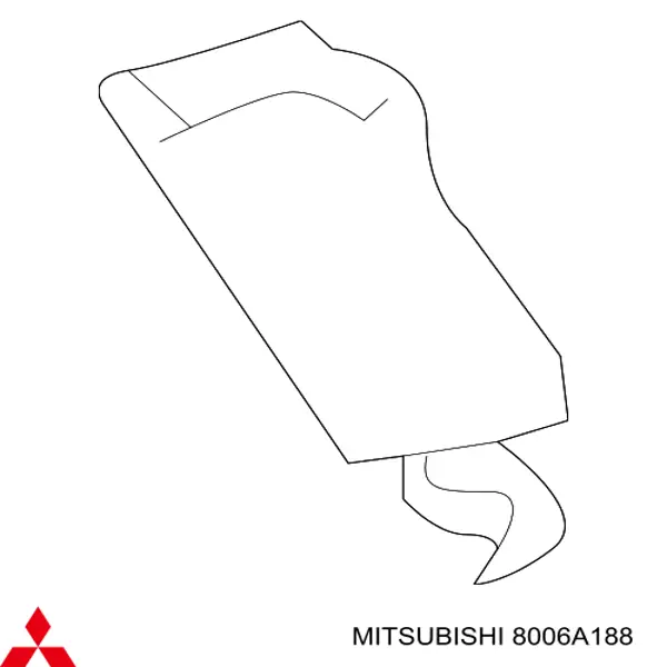 Амортизатор кришки бардачка Mitsubishi Lancer 10 SPORTBACK (CX_A) (Міцубісі Лансер)