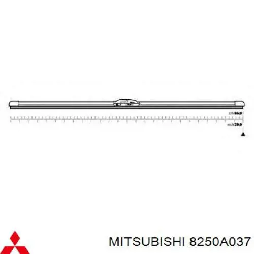 8250A037 Mitsubishi щітка-двірник лобового скла, водійська