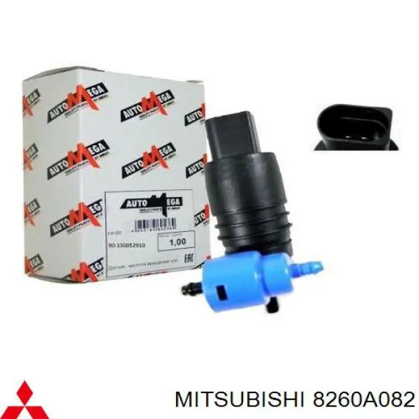 Купити 8260A082 Mitsubishi Моторчик омивача скла передній/задній