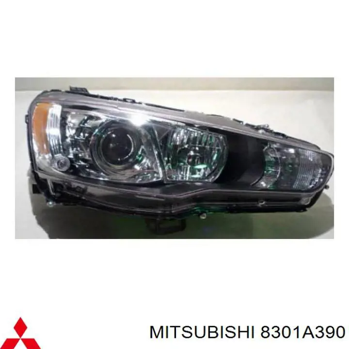Купити 8301A390 Mitsubishi Права блок фара