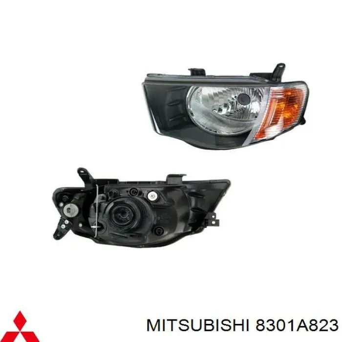 Купити 8301A823 Mitsubishi Фара ліва передня