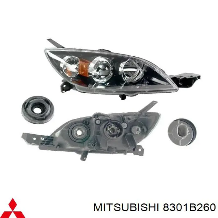 Купити 8301B260 Mitsubishi Права блок фара