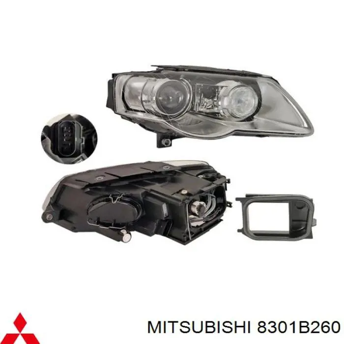 Купити FP4811R2T TYC Права блок фара