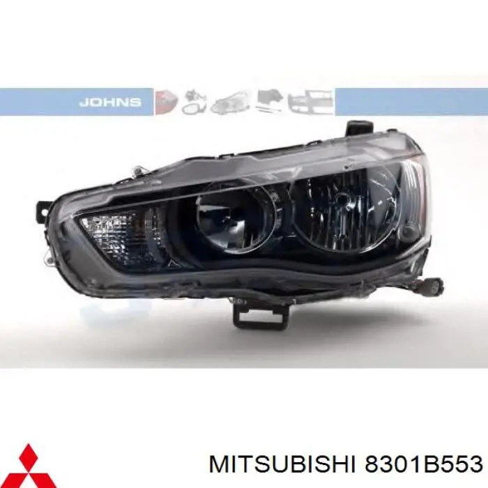 8301B553 Mitsubishi фара ліва