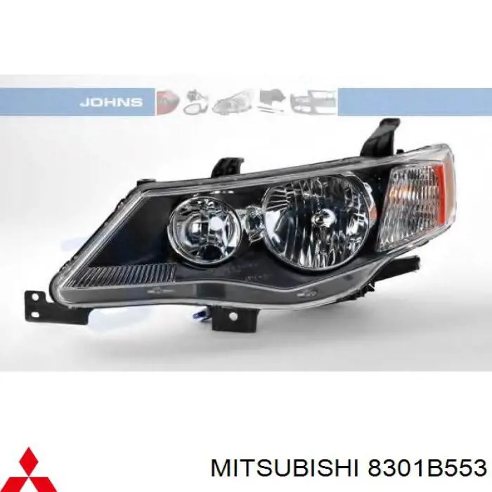 Купити 8301C407 Mitsubishi Основна фара в зборі ліва