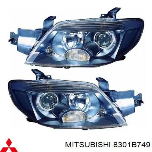 Фари Mitsubishi 8301B749 ціна, від 200.61 USD