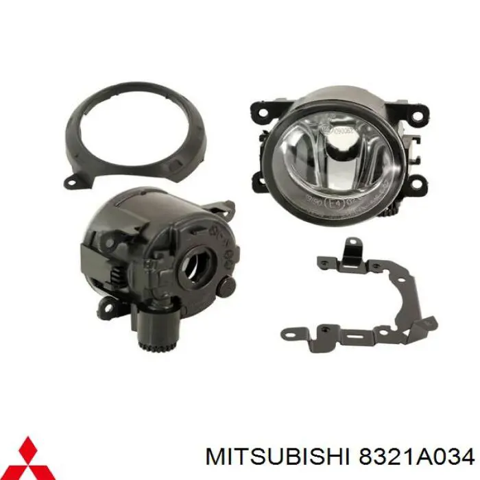 Купити 8321A034 Mitsubishi Фара протитуманна, ліва=права